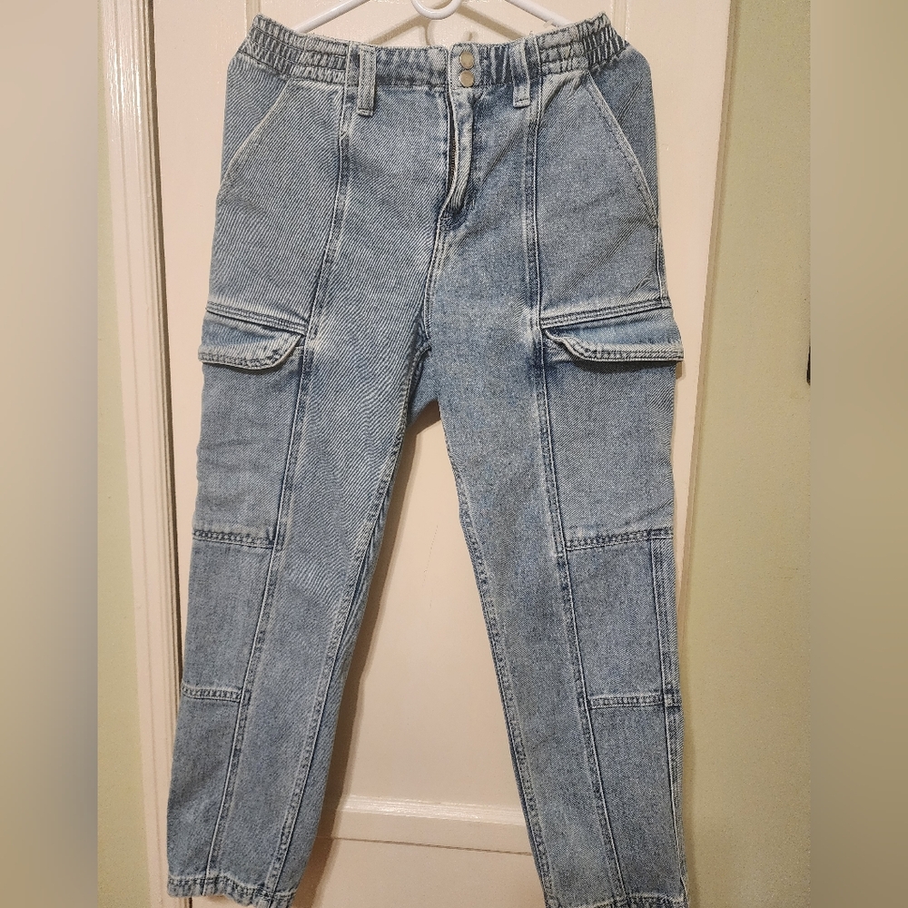 PacSun Light Blue Cargo Jeans